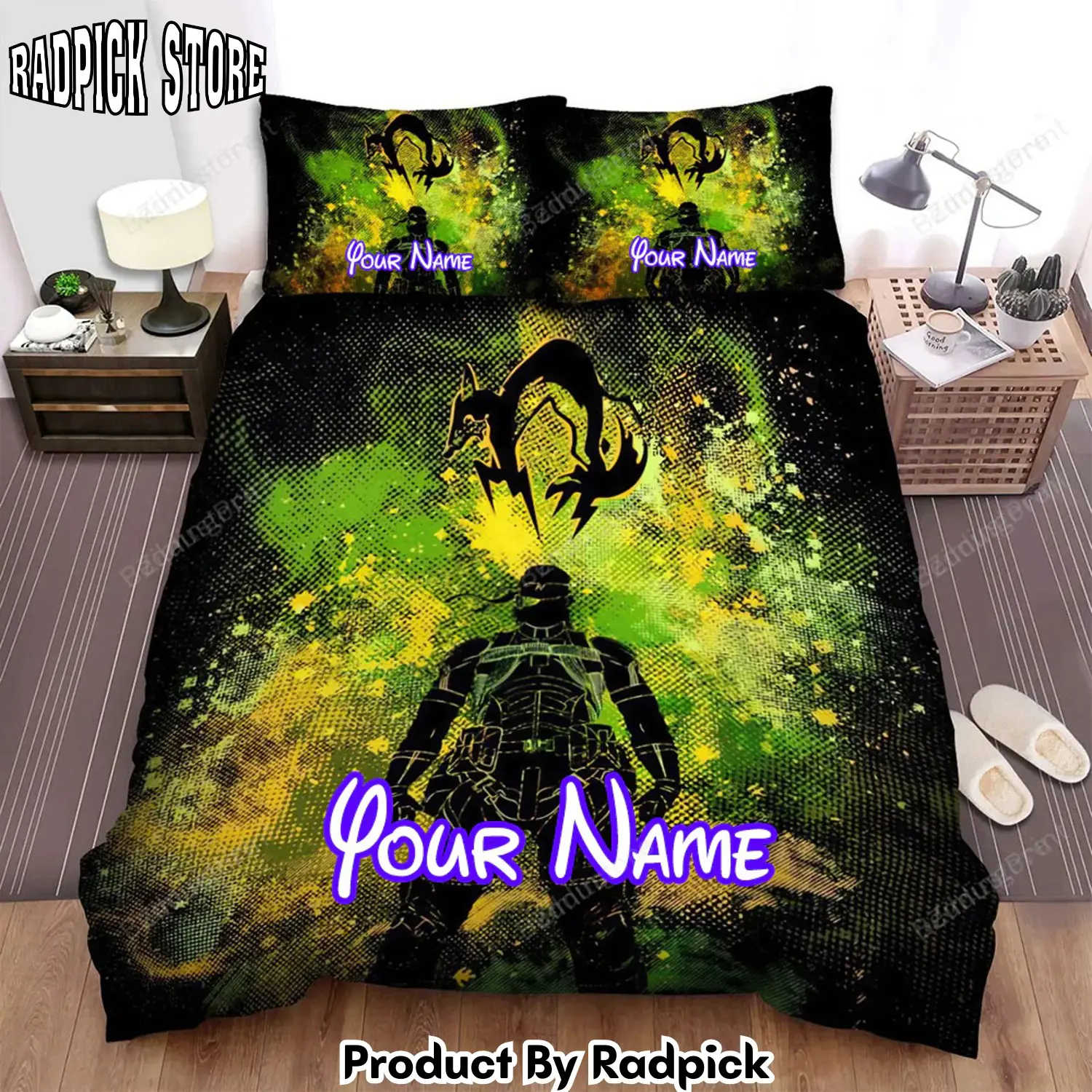 Radpick anime art fx hound bed sheets duvet cover personalized name bedding sets rp3278779